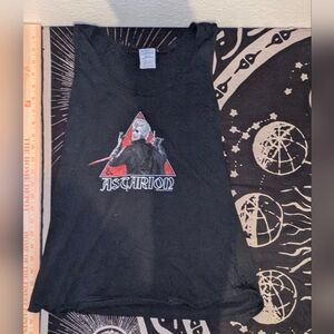 Black Graphic Tank Top